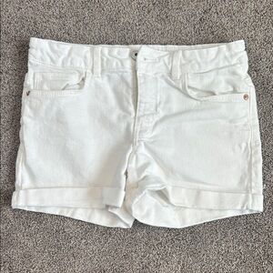 Zara Girls White Denim Shorts